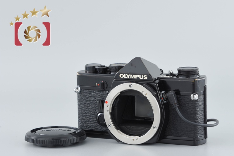 中古】OLYMPUS オリンパス OM-1N ブラック Recordata Back 1