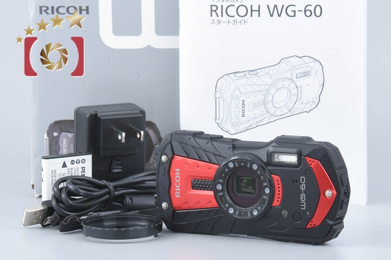 RICOH リコー　WG-60 Amazon.com : RICOH Waterproof Digital Camera WG-60 Black 14m