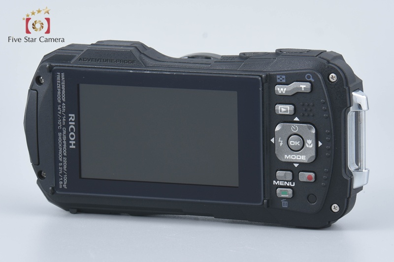 【中古品】RICOH　WG-60 レッド　デジタルカメラ リコー RICOH WG-60 レッド 本格防水デジタルカメラ 耐衝撃 防塵