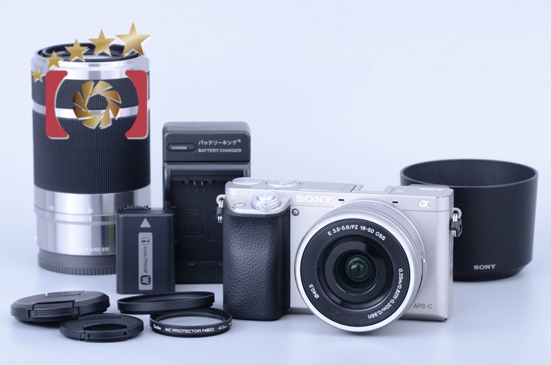 h*o様 【中古】SONY α6000 シルバー ダブルズームレンズキット 中古】SONY ソニー α6000 ILCE-6000 ダブルズームレンズキット