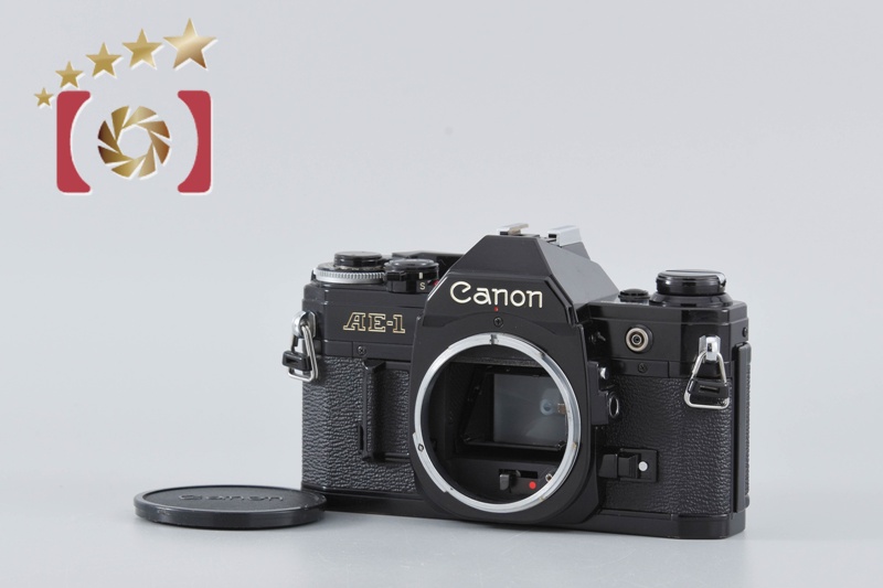 中古】Canon キヤノン AE-1 ブラック フィルム一眼レフカメラ
