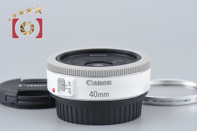 Canon EF 40mm f/2.8 STM ホワイト フルサイズ対応 Amazon.co.jp: CANON キヤノン EF 40mm F2.8 STM ホワイト