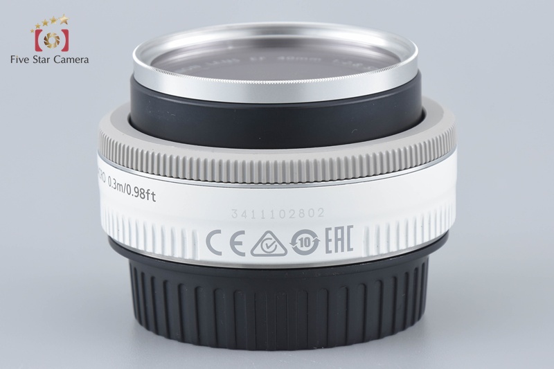 Canon EF 40mm f/2.8 STM ホワイト フルサイズ対応 中古】Canon キヤノン EF 40mm f/2.8 STM ホワイト | 中古カメラ