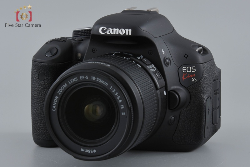 J*！様 【中古品】CANON キヤノン EOS Kiss X5 EF-S 18 EOS キヤノン デジタル一眼 CANON Kiss X5 レンズキット 中古