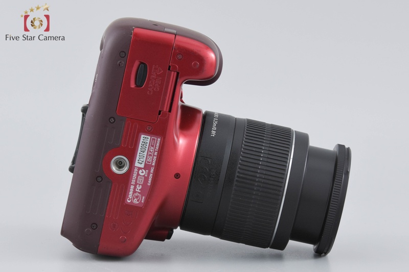 中古】Canon キヤノン EOS Kiss X50 18-55 レンズキット レッド