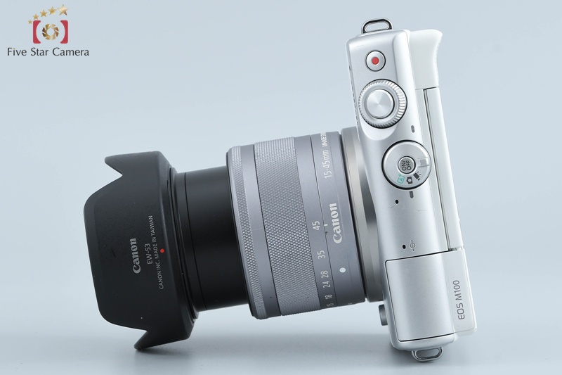 美品 Canon EOS M100 15-45mm レンズキット 楽天市場】【中古】キヤノン Canon EOS M100 レンズキット