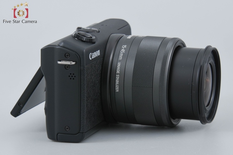 ほぼ未使用 Canon EOS M200 EF-M15-45 IS STM 黒 Canon EOS M200 15-45mm Kit (Black)
