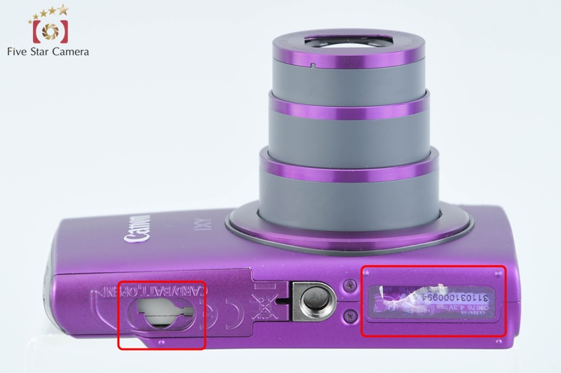 Canon キャノン　IXY 600F パープル　動作確認済　レア　希少 美品・人気色】Canon キャノン IXY 600F パープル レア 希少