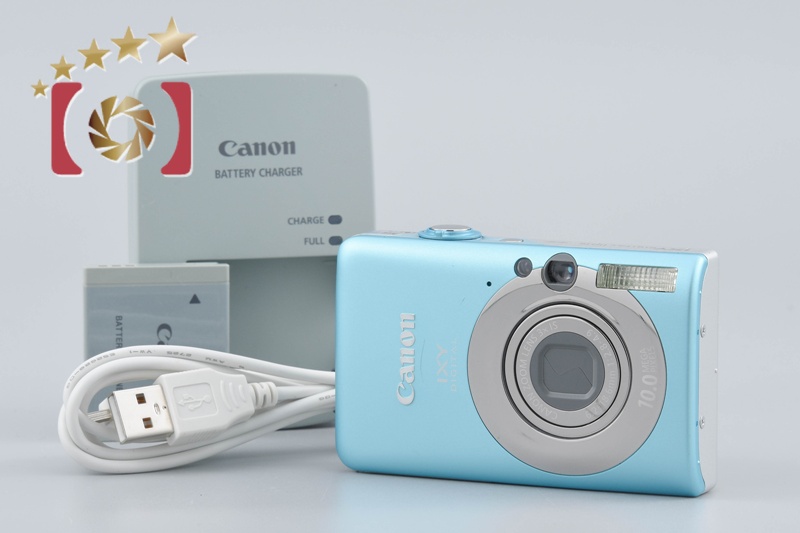 中古】Canon キヤノン IXY Digital 110 IS ブルー コンパクト