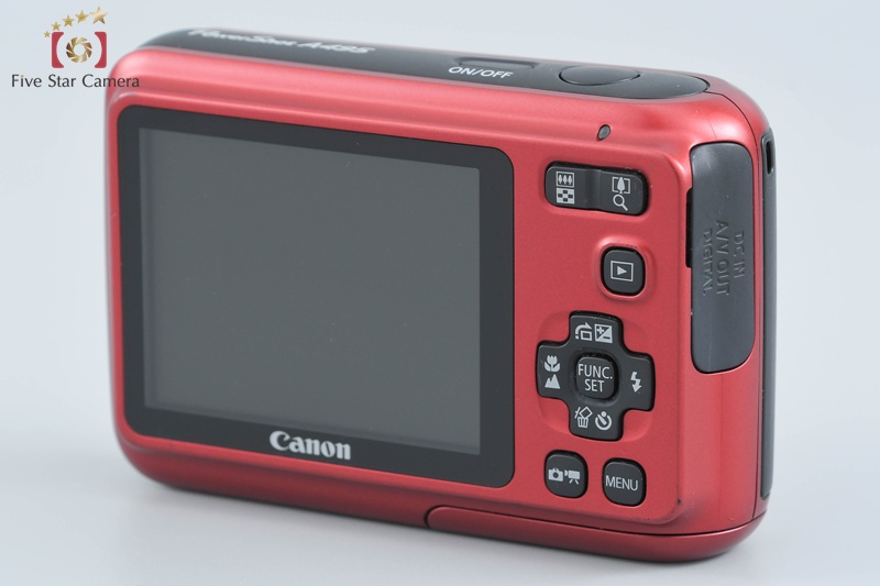 中古】Canon キヤノン PowerShot A495 レッド コンパクト