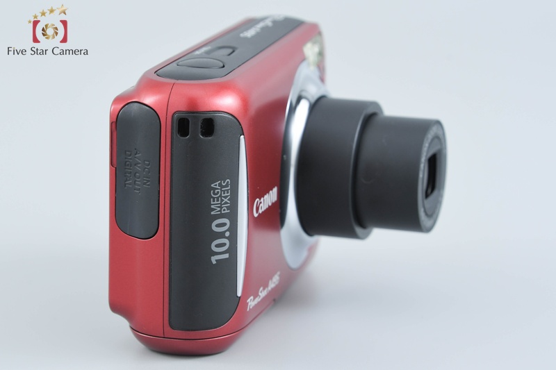 中古】Canon キヤノン PowerShot A495 レッド コンパクト