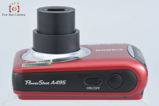 中古】Canon キヤノン PowerShot A495 レッド コンパクト