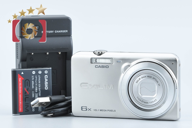 CASIO EXILIM EX-ZS25 コンパクトデジタルカメラ 中古】Casio カシオ EXILIM EX-ZS25 シルバー コンパクト