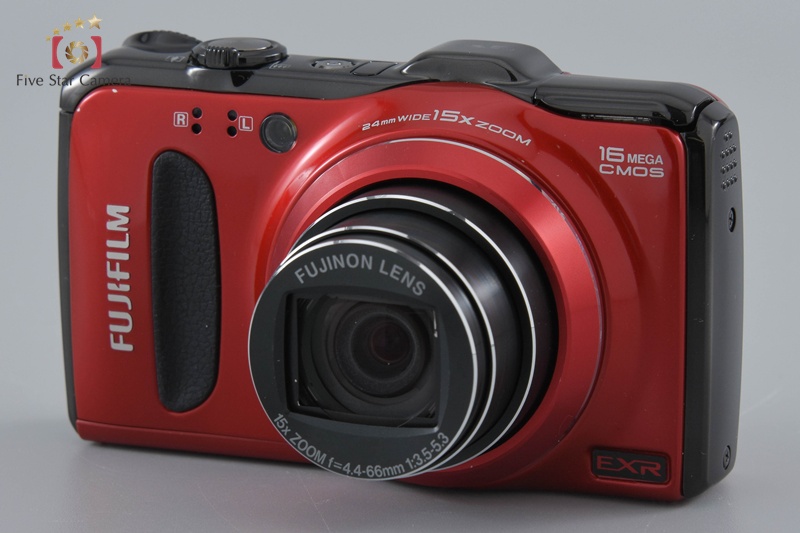 中古】FUJIFILM 富士フイルム FINEPIX F550EXR レッド