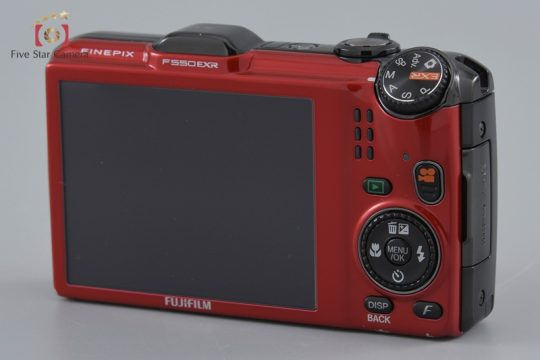 中古】FUJIFILM 富士フイルム FINEPIX F550EXR レッド