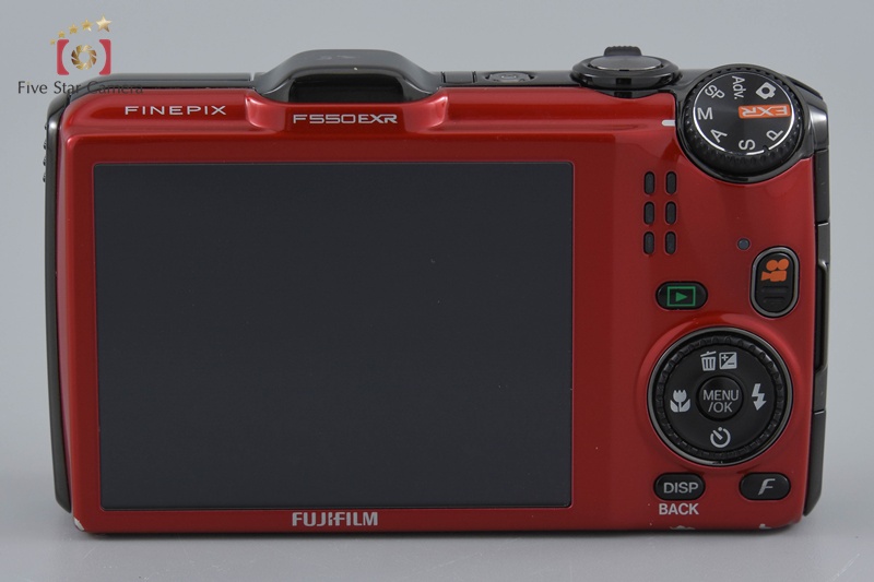 中古】FUJIFILM 富士フイルム FINEPIX F550EXR レッド