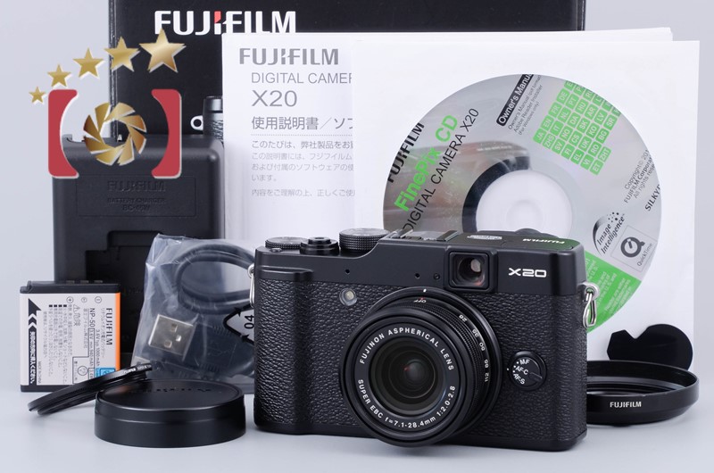 富士フイルム X20 ブラック 中古 FUJIFILM 中古 1年保証 美品 X20 ブラック : Premier Camera