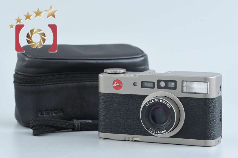 フィルムカメラ Leica CM 中古】Leica ライカ CM シルバー コンパクトフィルムカメラ