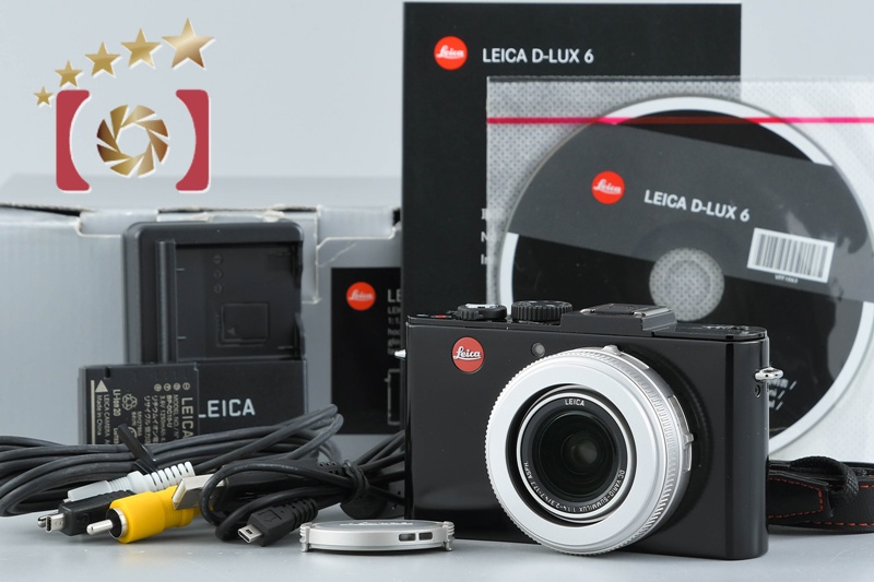 中古】Leica ライカ D-LUX 6 グロッシーブラックシルバー