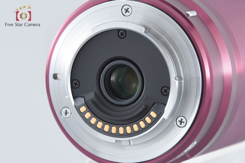【ジャンク品】　Nikon NIKON 1 J3 ワインレッド 中古】Nikon ニコン 1 J3 レッド 小型10倍ズームキット