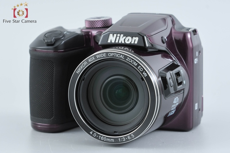＜難有品・ジャンク品＞ニコン Nikon COOLPIX B500 中古】Nikon ニコン COOLPIX B500 プラム コンパクトデジタル