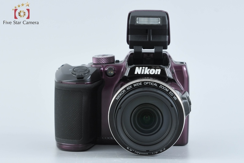 Nikon ニコン COOLPIX B500 コンパクトデジタルカメラ プラム 51JIqfP068L.jpg