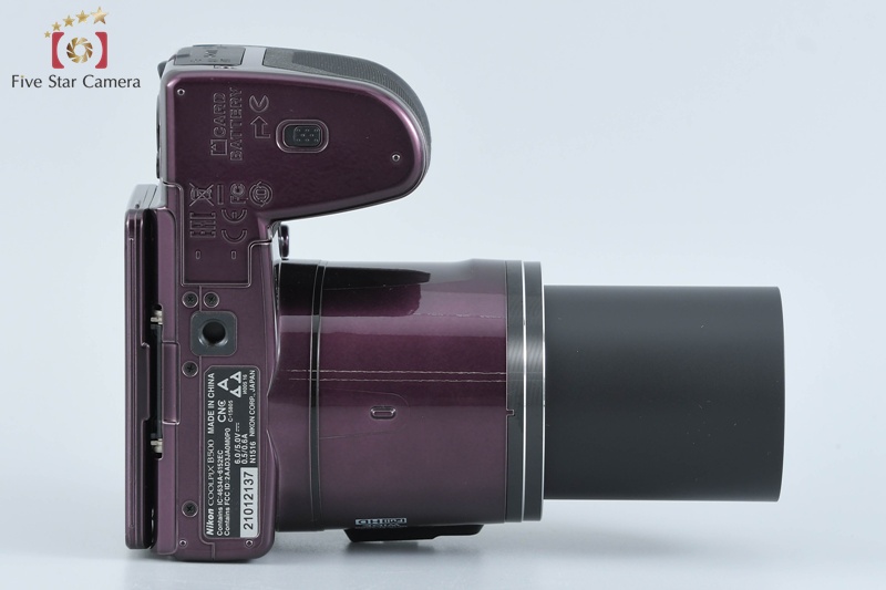 ＜難有品・ジャンク品＞ニコン Nikon COOLPIX B500 中古】Nikon ニコン COOLPIX B500 プラム コンパクトデジタル