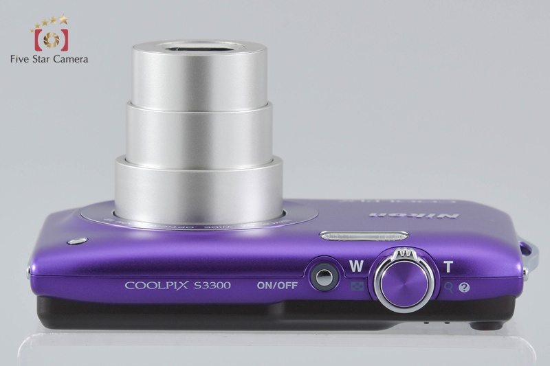 Nikon COOLPIX S3300 紫 Nikon Coolpix S3300 Digital Compact – Retro Camera Shop