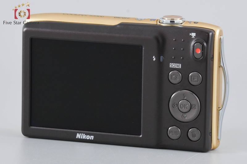 中古】Nikon ニコン COOLPIX S3300 スイートゴールド コンパクト