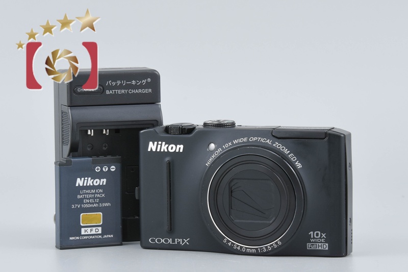 中古】Nikon ニコン COOLPIX S8100 ノーブルブラック コンパクト
