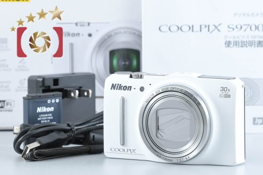 中古】Nikon ニコン COOLPIX S9700 エレガントホワイト