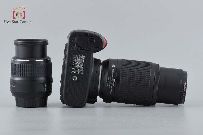 中古】Nikon ニコン D40x ダブルズームキット シャッター回数