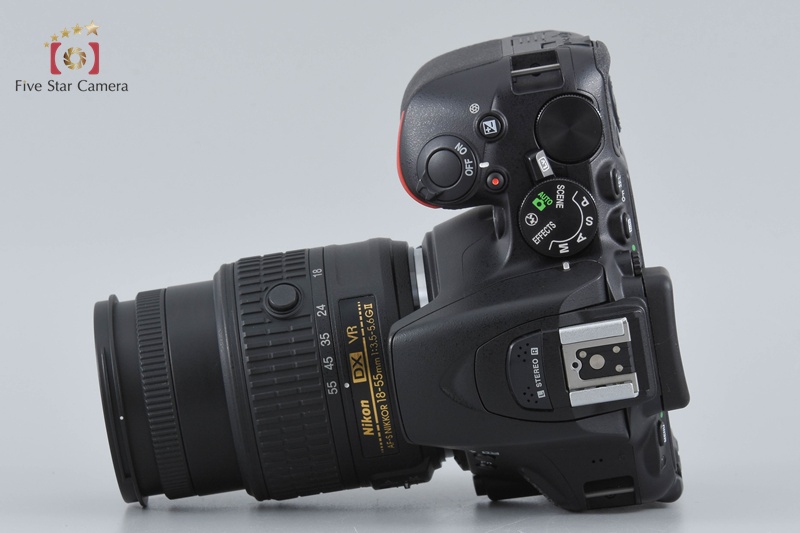 中古】Nikon ニコン D5500 ブラック 18-55mm VR II レンズキット