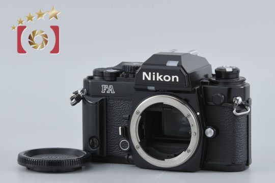 Nikon FA ボディ黒 ブラック 一眼レフ mf-16 データバック付 Nikon FA ボディ黒 ブラック 一眼レフ mf-16 データバック付