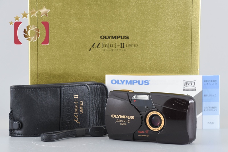 中古】OLYMPUS オリンパス μ[mju:]-II LIMITED μシリーズ 1000万