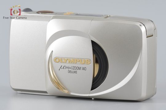 『動作確認済み』OLYMPUS μ【mju：】ZOOM 140 フィルムカメラ 中古】OLYMPUS オリンパス μ[mju:] ZOOM 140 DELUXE コンパクト