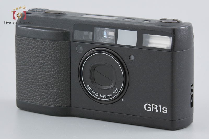 Sランク 美品 完動品 RICOH GR1s Black 付属品多数 現状品 中古】RICOH リコー GR1s ブラック コンパクトフィルムカメラ
