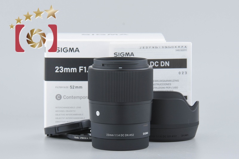 SIGMA - 【中古】(シグマ) SIGMA CONTEMPORARY 23/1.4 DC DN ソニーE用 中古】(シグマ) SIGMA CONTEMPORARY 23/1.4 DC DN ソニーE用