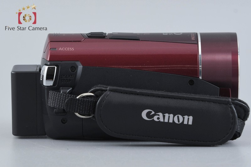 中古】Canon キヤノン iVIS HF M51 レッド ビデオカメラ 元箱付き
