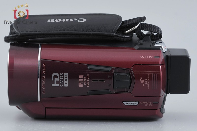 中古】Canon キヤノン iVIS HF M51 レッド ビデオカメラ 元箱付き