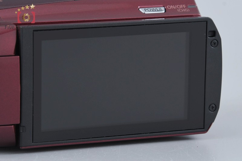 中古】Canon キヤノン iVIS HF M51 レッド ビデオカメラ 元箱付き