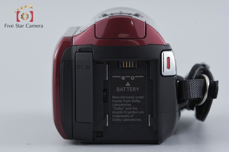 中古】Canon キヤノン iVIS HF M51 レッド ビデオカメラ 元箱付き