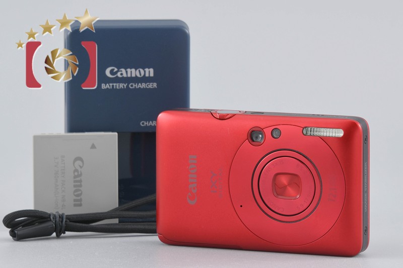 中古】Canon キヤノン IXY Digital 210 IS レッド コンパクトデジタル