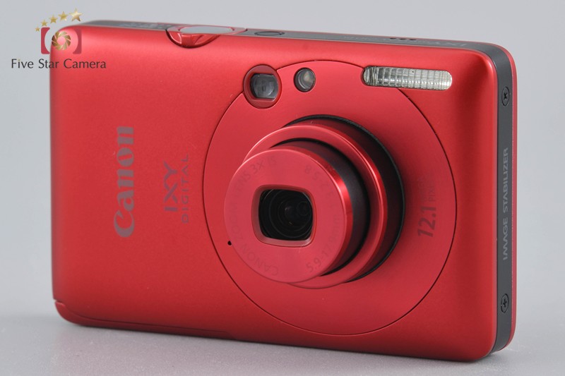中古】Canon キヤノン IXY Digital 210 IS レッド コンパクトデジタル