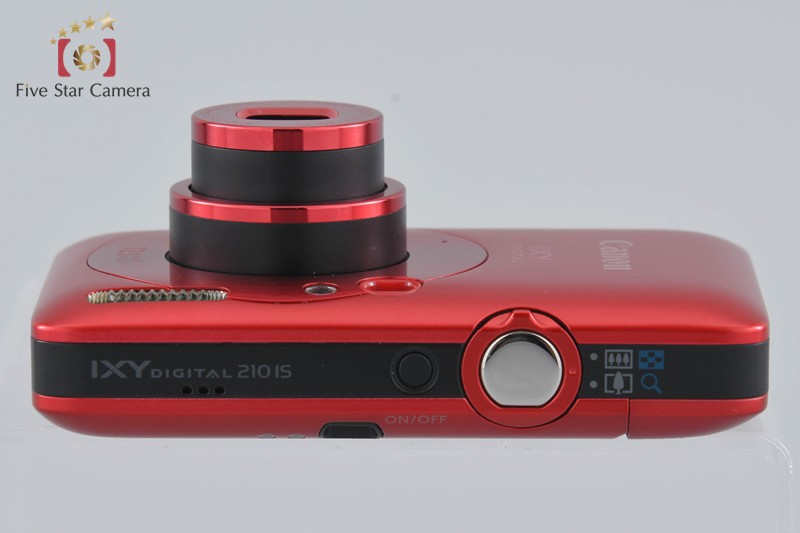 中古】Canon キヤノン IXY Digital 210 IS レッド コンパクトデジタル