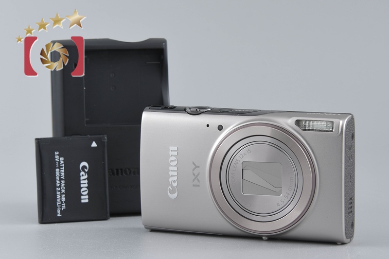 中古】Canon キヤノン IXY 650 シルバー コンパクトデジタルカメラ