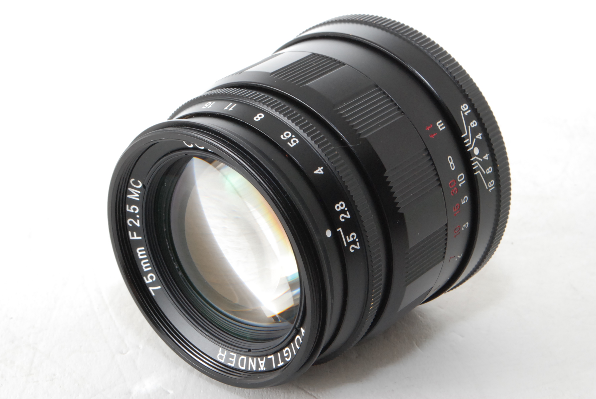 Voigtlander Color Heliar 75mm F2.5 MC開放F値21〜28 - linkers.com.br