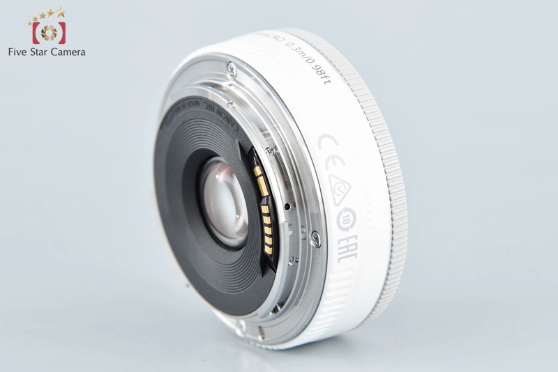 Excellent!! Canon EF 40mm f/2.8 STM White | eBay