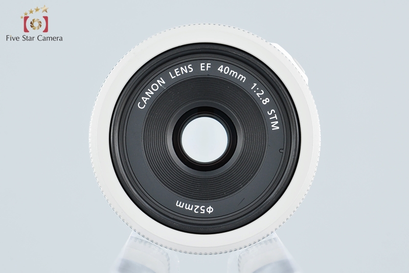 良品 Canon EF40mm F2.8 STM ホワイト AA3707#48 Excellent!! Canon EF 40mm f/2.8 STM White | eBay