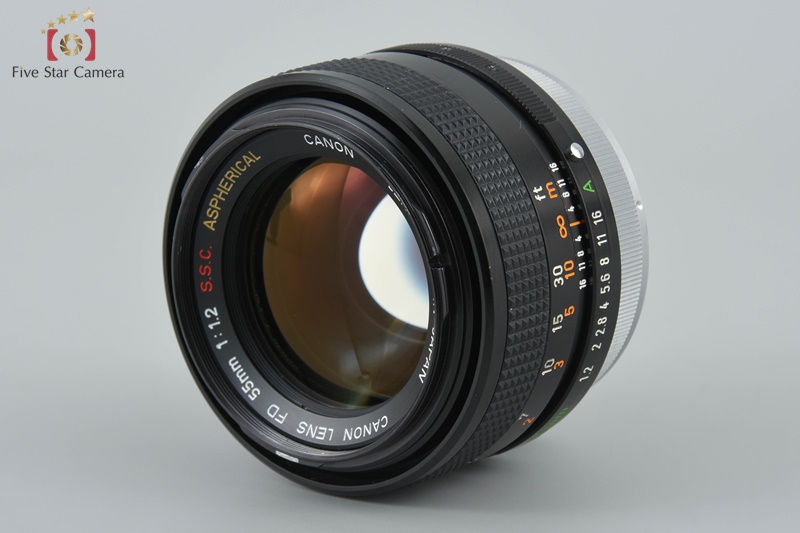 FD55mm F1.2 S.S.C. アスフェリカル Canon FD 55mm f1.2 SSC Aspherical ASPH SLR Lens Made In